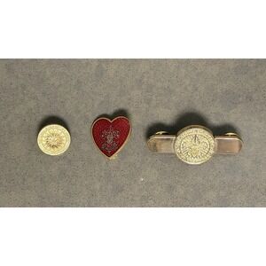 Vintage Boy Scout Pin Lot‎ National Summertime Pack Award Parent Heart BSA Pins